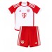 Camisa de time de futebol Bayern Munich Alphonso Davies #19 Replicas 1º Equipamento Infantil 2023-24 Manga Curta (+ Calças curtas)